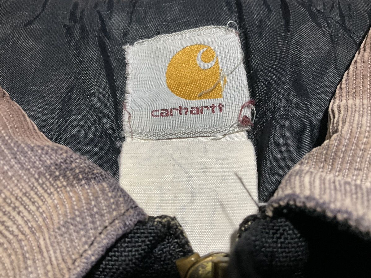 Carhartt 🔥Faded Vintage Carhartt Detroit Jacket Corduroy Collar Size US XL / EU 56 / 4 - 6 Thumbnail