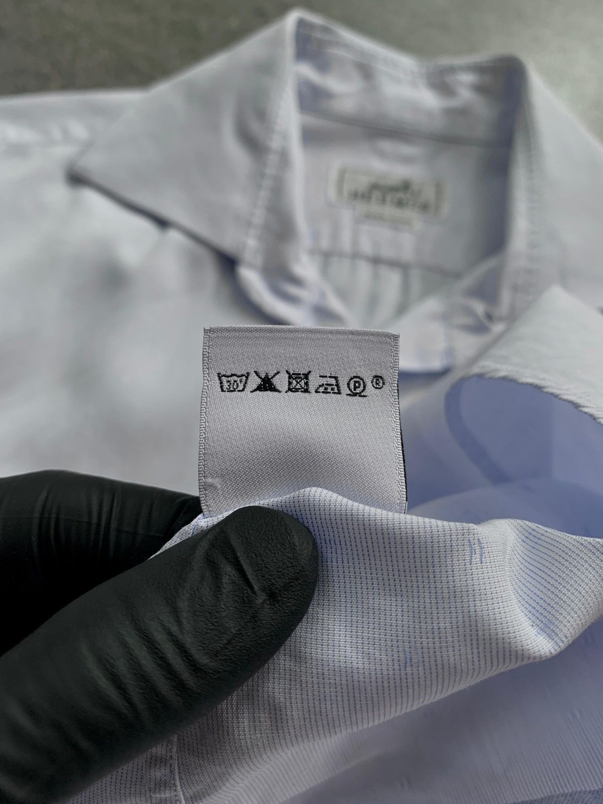 Hermes FREE TAX! 2000s Mini Monogram Shirts Size US M / EU 48-50 / 2 - 8 Thumbnail