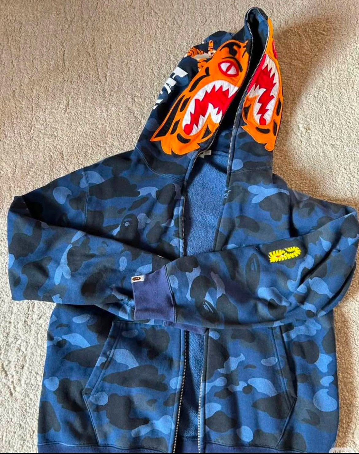 Bape Bape Tiger Blue Size US L / EU 52-54 / 3 - 2 Thumbnail