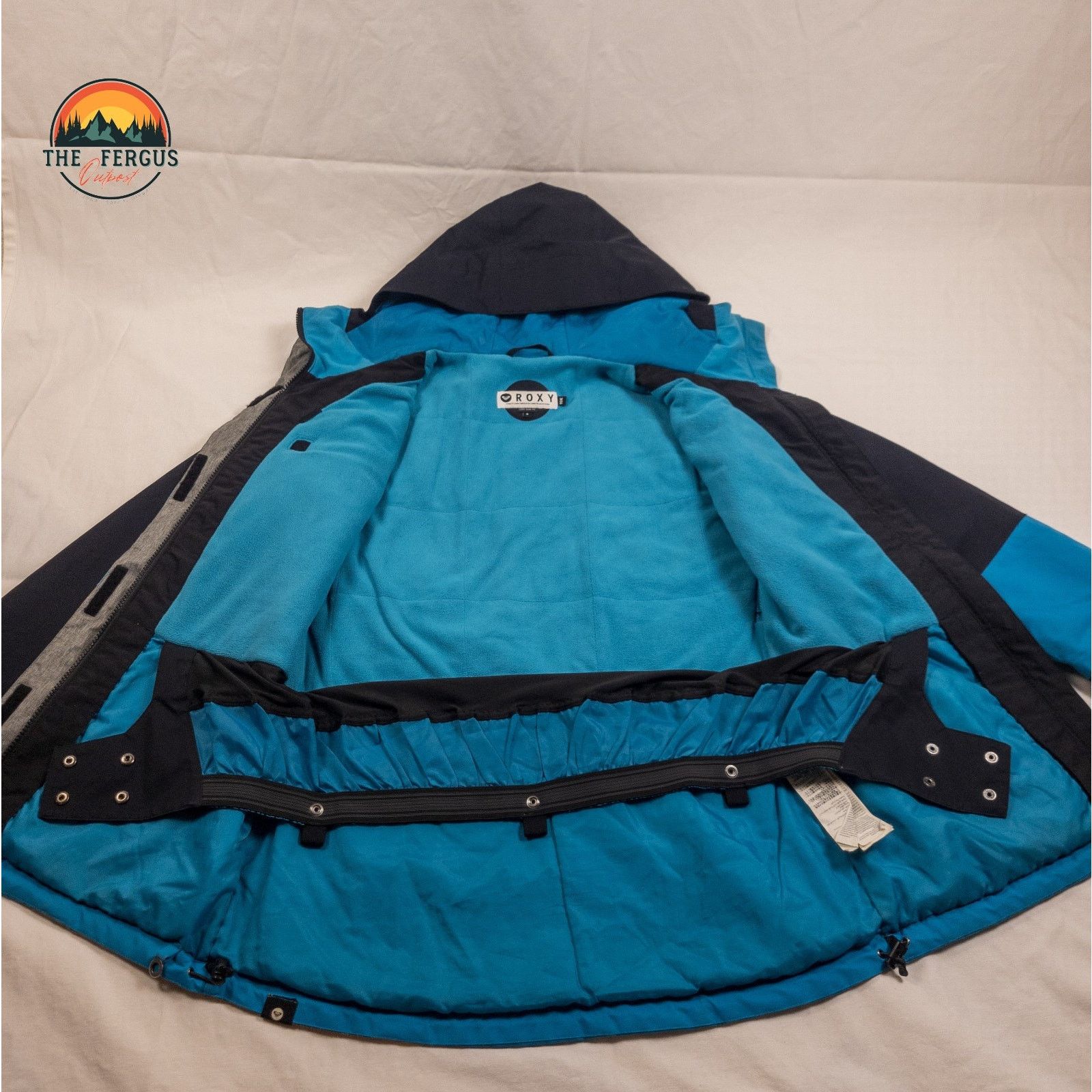 Other Roxy Ski Jacket Long Slim Fit Snowboard Blue Black Sz Small Size S / US 4 / IT 40 - 4 Thumbnail