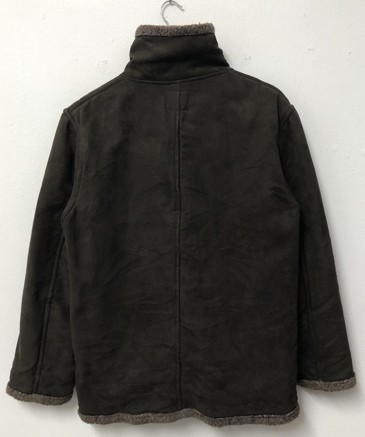 Japanese Brand Vintage Trimmer Jeans Waxed Leather Jacket Size US M / EU 48-50 / 2 - 2 Thumbnail