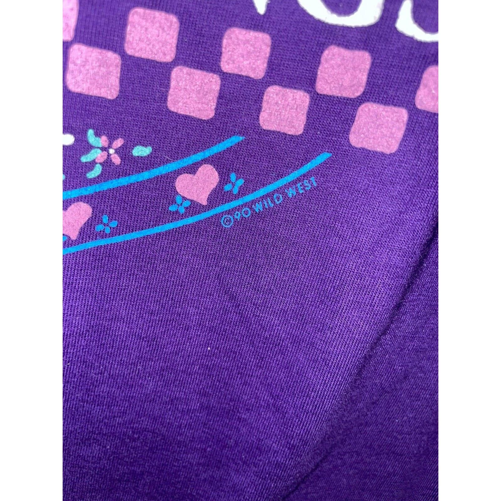 Jerzees Vintage Eureka Springs Shirt Teddy Bear Purple Tee VTG 90s L Size US L / EU 52-54 / 3 - 6 Thumbnail