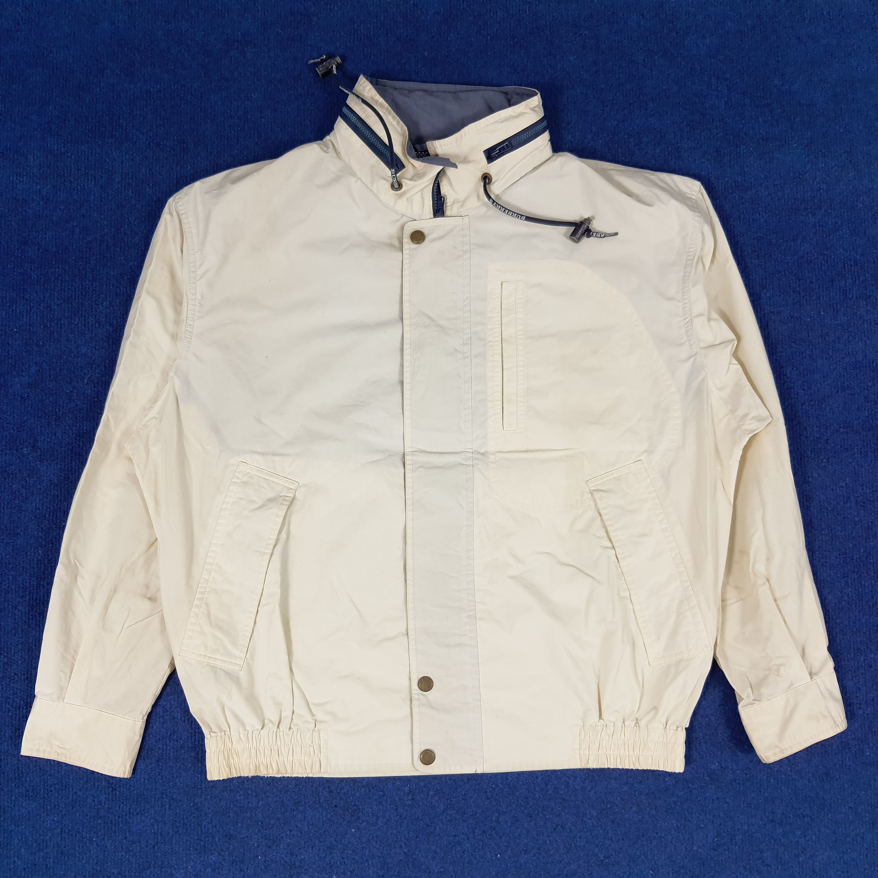 Burberry × Vintage Vintage Burberrys' Windbreaker Custom Logo Jacket Size US L / EU 52-54 / 3 - 3 Thumbnail