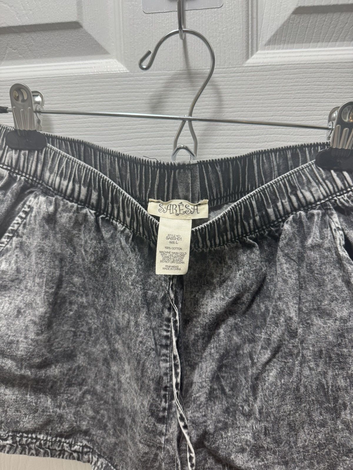 Japanese Brand Saresa Fashion Avant Garde Stone Wash Shorts Rick Owens Size US 30 / EU 46 - 3 Thumbnail