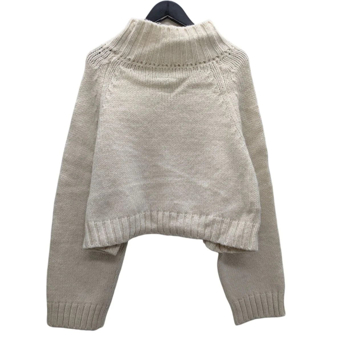 Yohji Yamamoto yohji yamamoto+Noir/ Cropped neck knit sweater Size US M / EU 48-50 / 2 - 3 Thumbnail