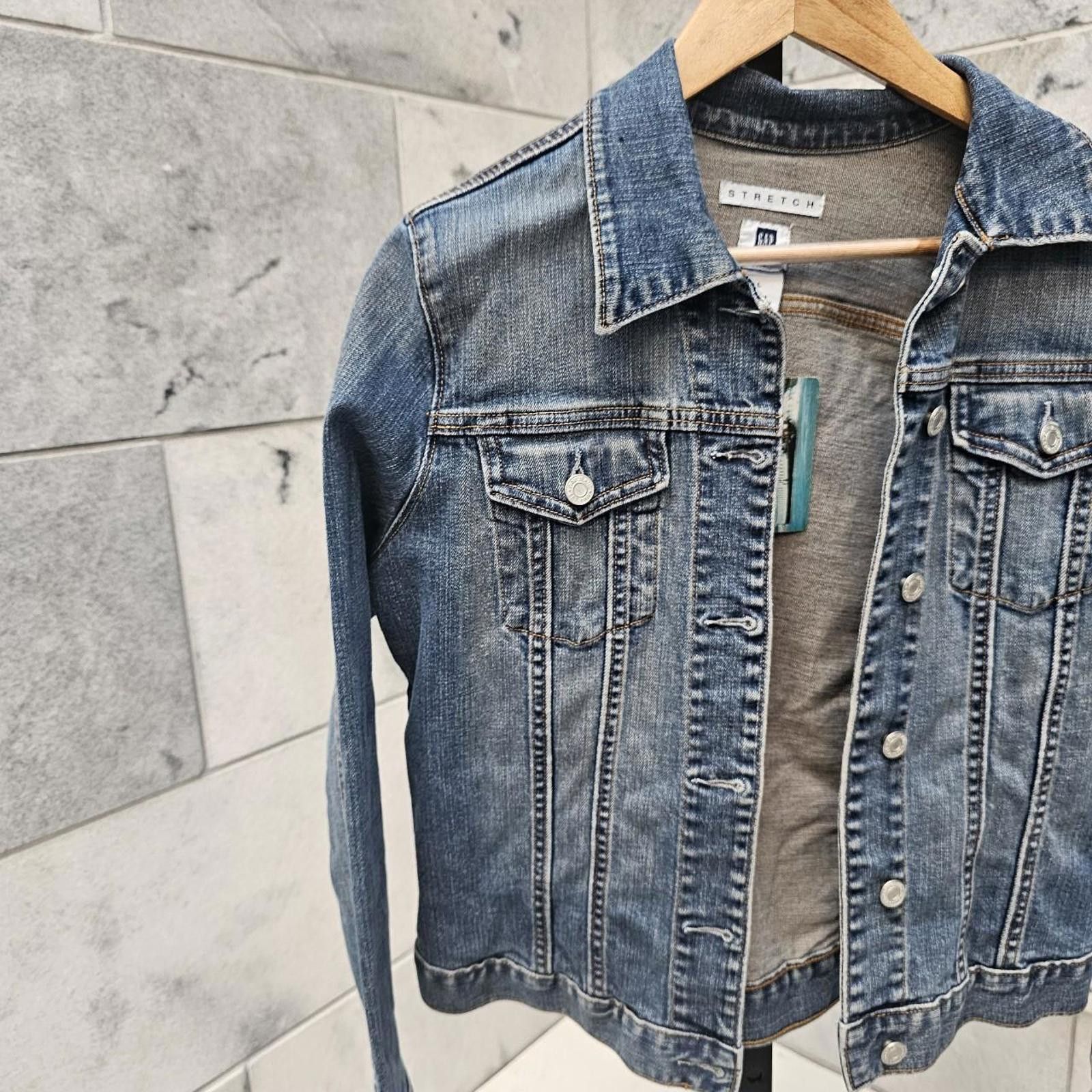 Gap Gap Women's Denim Jacket Size L / US 10 / IT 46 - 3 Thumbnail