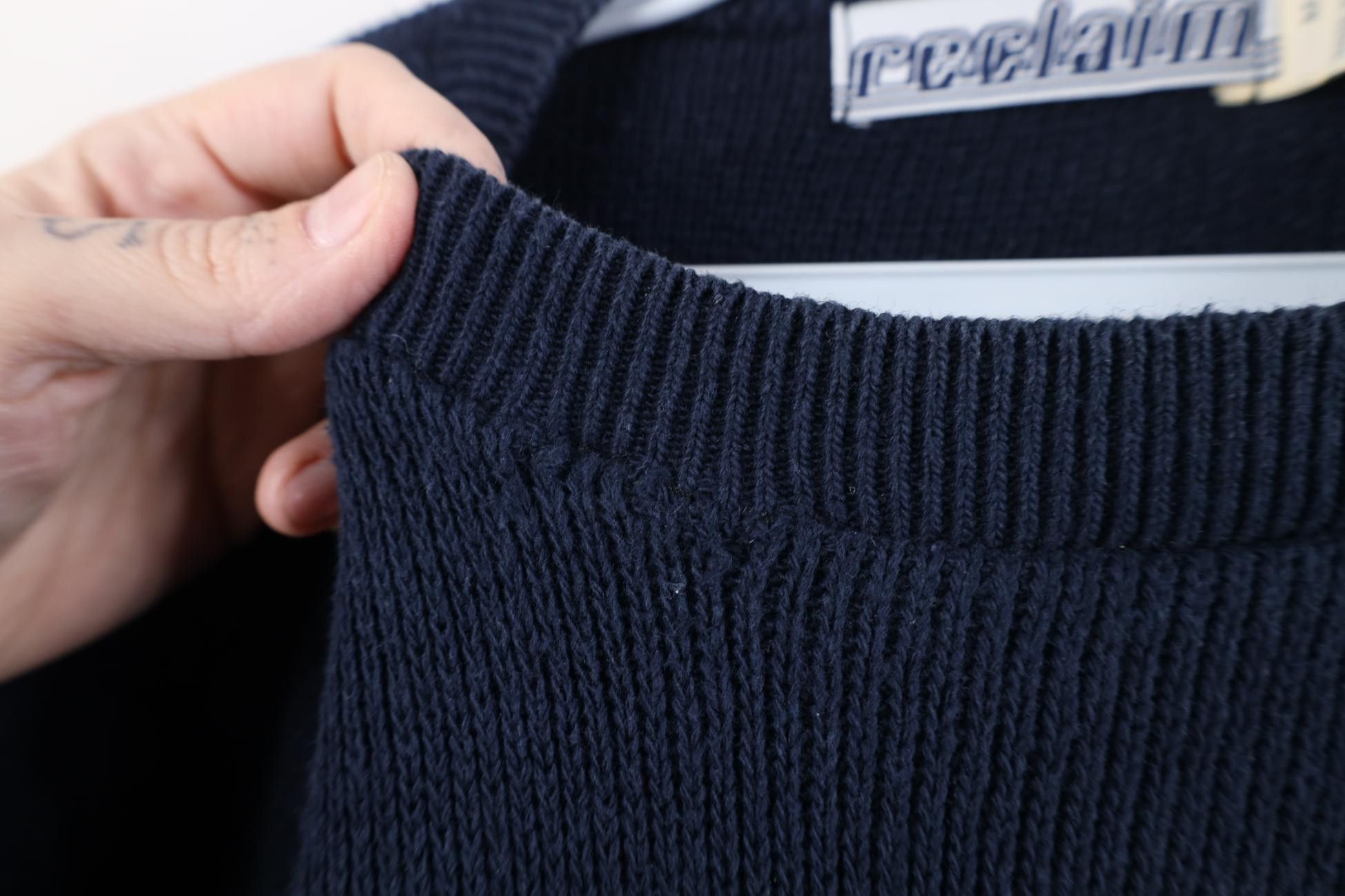 Vintage Vintage 90s Streetwear Ribbed Knit Crewneck Sweater USA Size US M / EU 48-50 / 2 - 4 Thumbnail