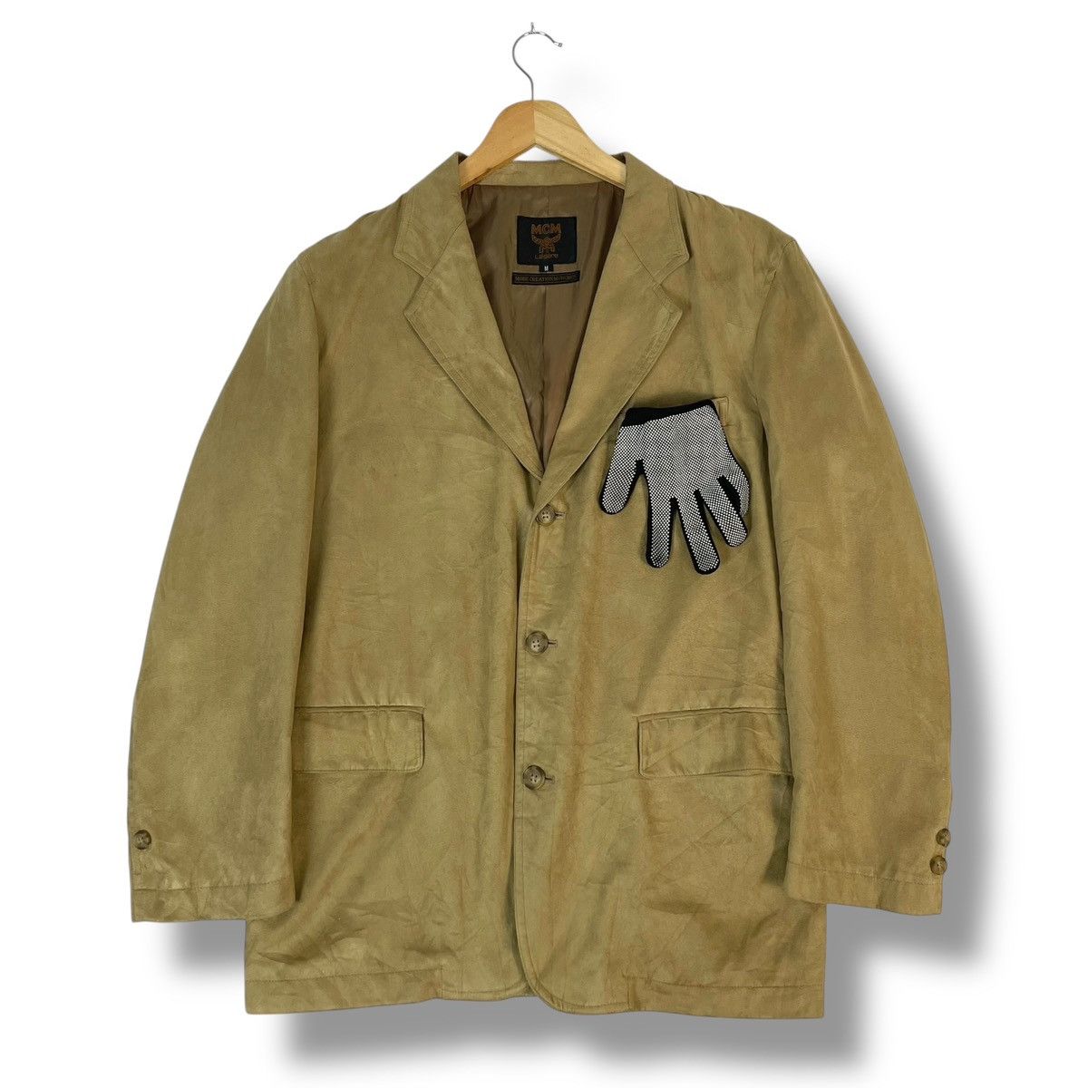 MCM MCM MODE CREATION MUNCHEN SUEDE BLAZER JACKET Size US M / EU 48-50 / 2 - 1 Thumbnail