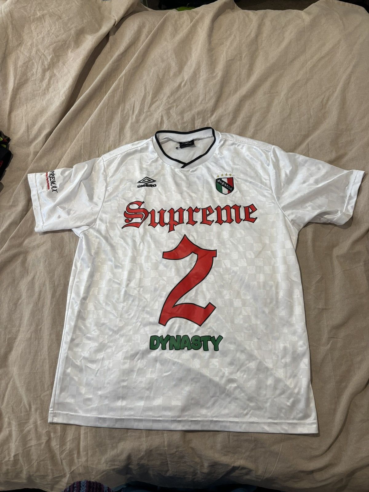 Buy Supreme x Umbro Soccer Jersey 'White' - SS22KN31 WHITE