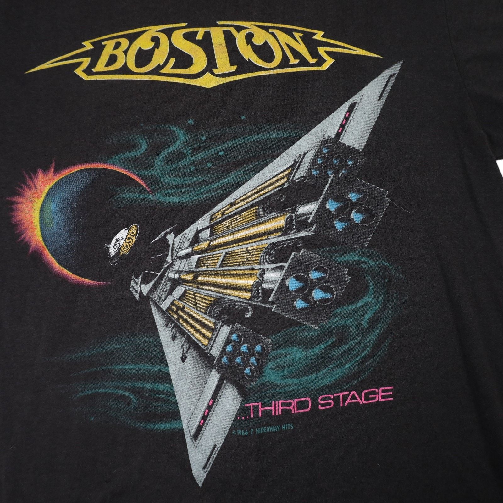 Band Tees × Vintage Vintage 80s Boston Third Stage Album Graphic T Shirt Size US L / EU 52-54 / 3 - 4 Thumbnail