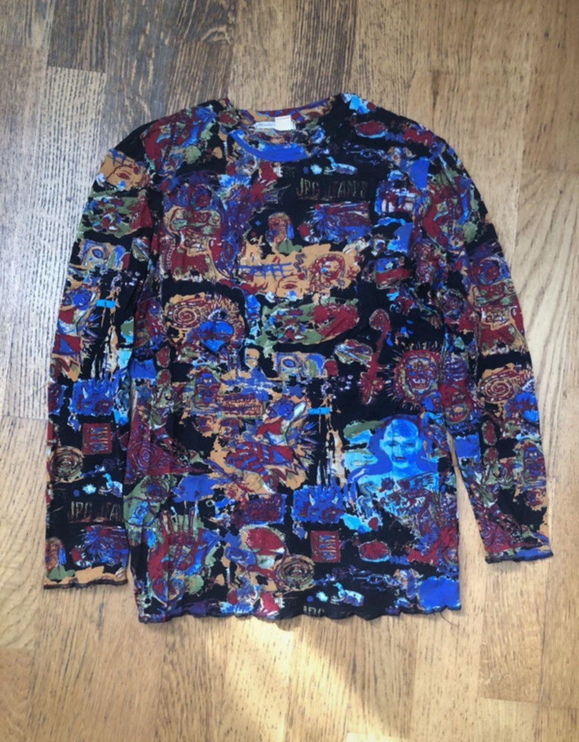 Jean Paul Gaultier ARCHIVE PRINTED LONG SLEEVE | Grailed 