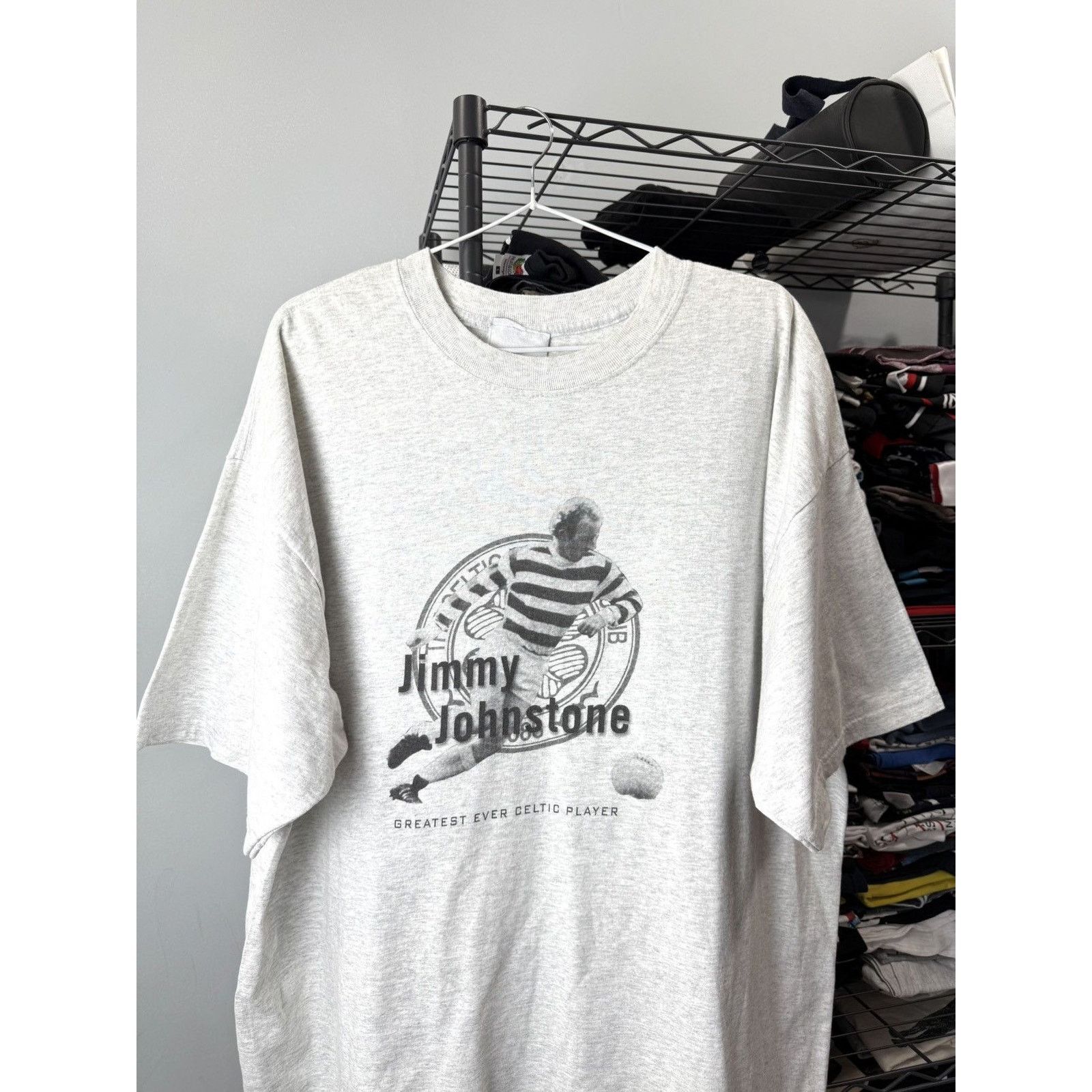 Vintage Vintage 2000’s Jimmy Johnstone Celtic Soccer Jersey T Shirt Size US XXL / EU 58 / 5 - 3 Thumbnail