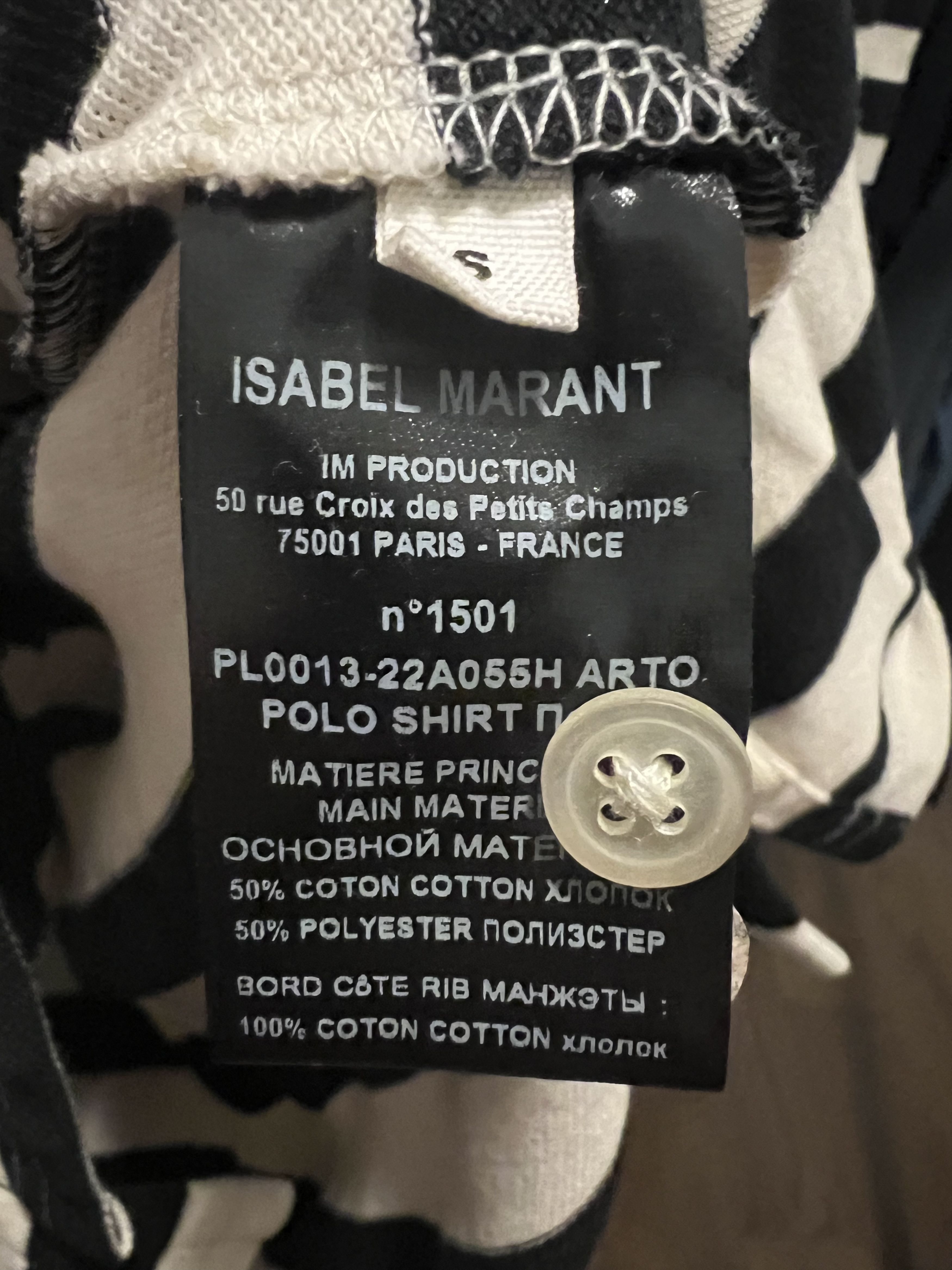 Isabel Marant Isabel Marant LS Striped Polo Size US S / EU 44-46 / 1 - 5 Thumbnail