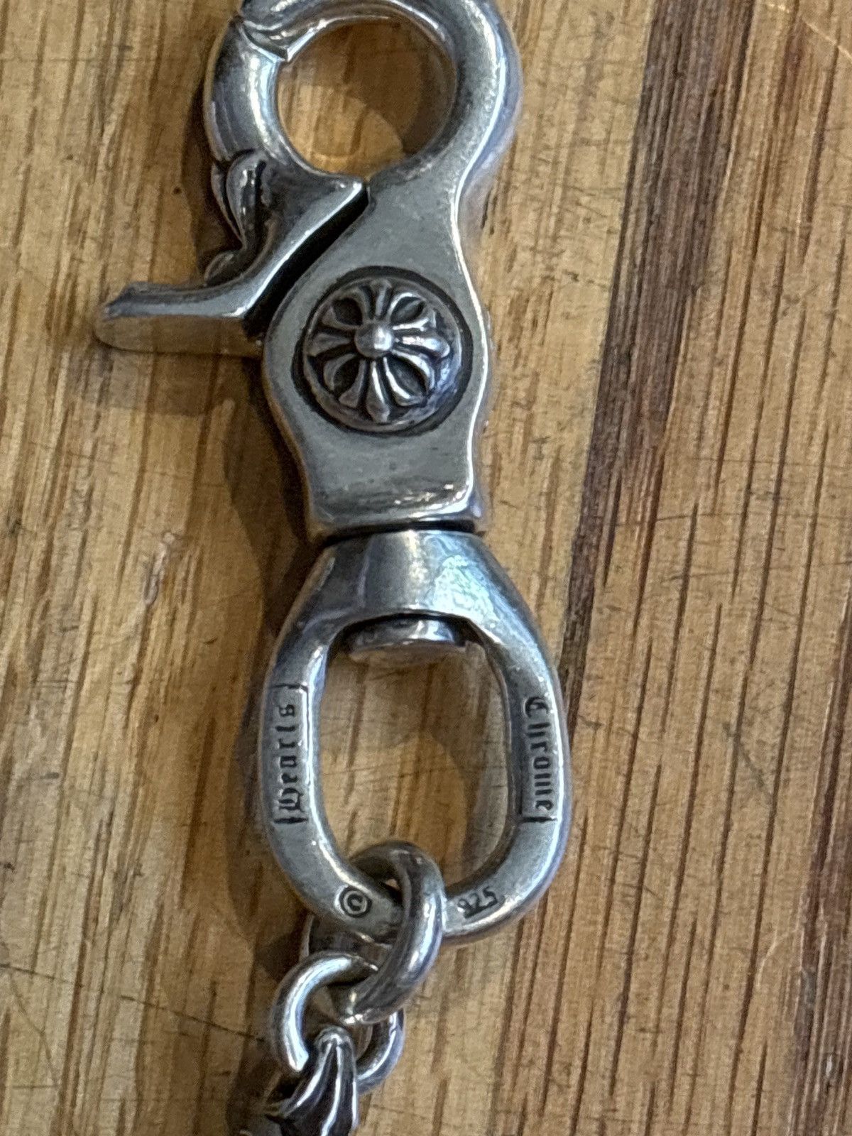 Chrome Hearts Chrome hearts silver ch plus wallet chain 11 link double Size ONE SIZE - 4 Thumbnail