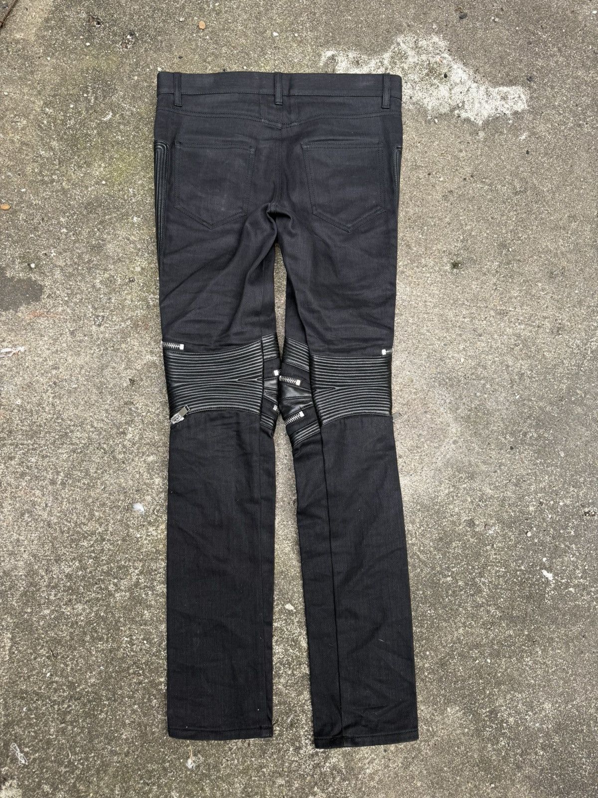 Saint Laurent Paris Saint Laurent D02 Moto Zipper Denim Size US 30 / EU 46 - 2 Thumbnail