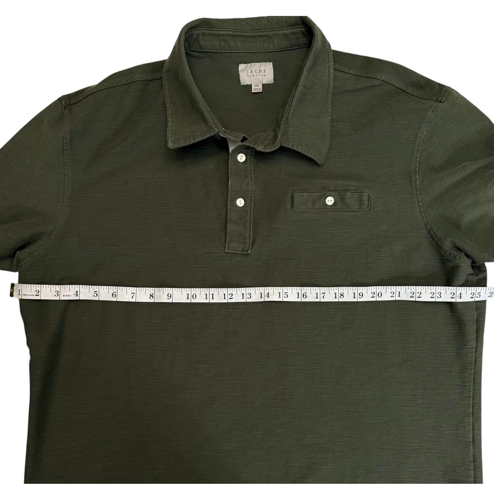 JACHS NY JACHS New York Men’s 2XL Polo Shirt Olive Green Casual Wear Size US XXL / EU 58 / 5 - 10 Thumbnail