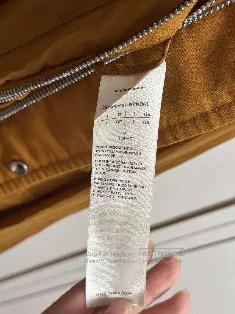 Rick Owens Drkshdw Rick Owens DRKSHDW Long Bomber Jacket . Size US L / EU 52-54 / 3 - 4 Thumbnail