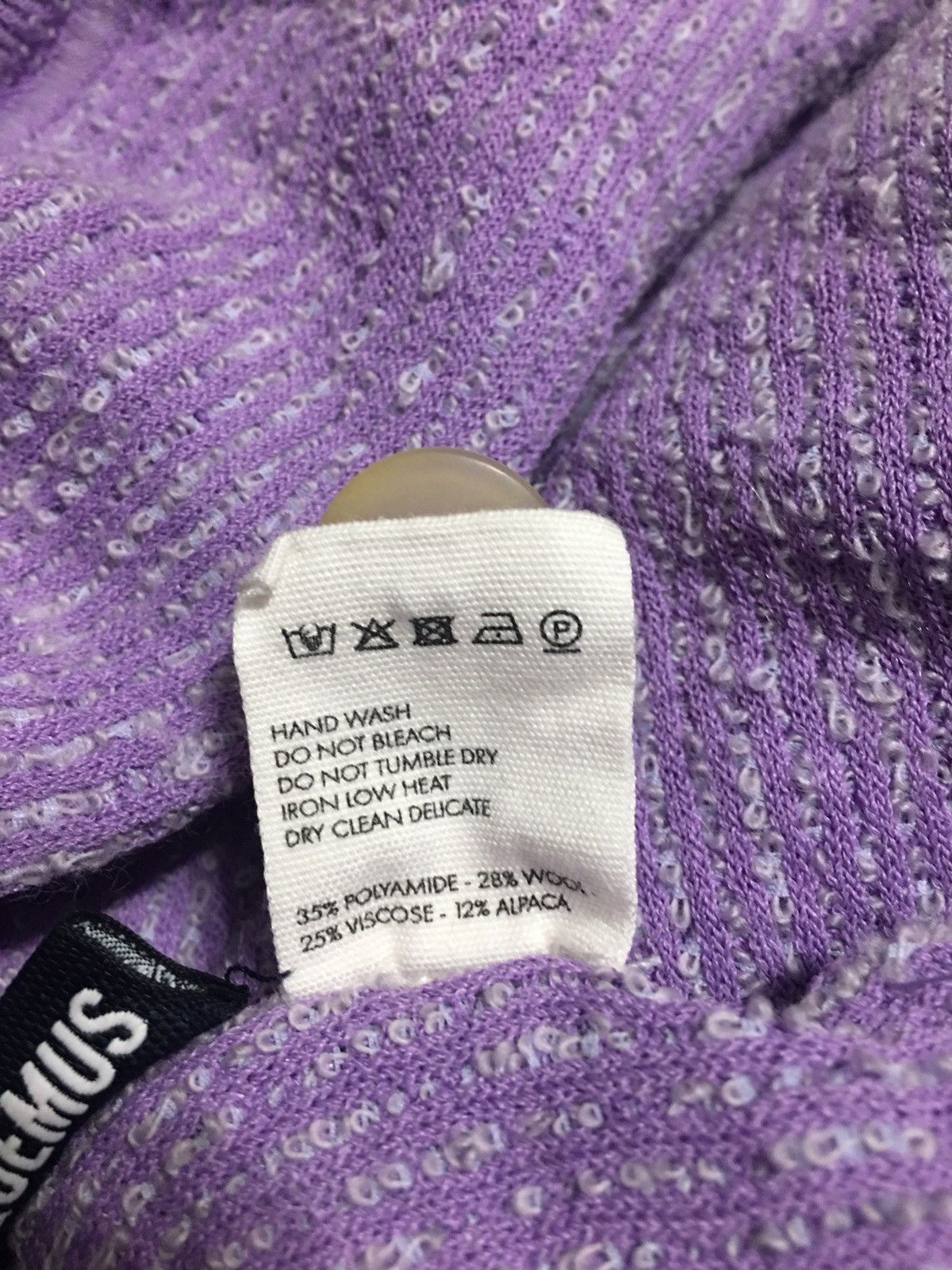 Jacquemus Jacquemus' Le Cardigan Campana Purple Crop Top EU38 Size XS / US 0-2 / IT 36-38 - 11 Thumbnail