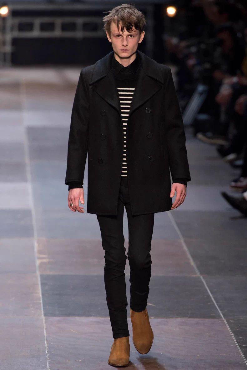 Saint Laurent Paris Saint Laurent Paris 13fw Double Breasted Darth Vader Navy C Size US M / EU 48-50 / 2 - 8 Thumbnail