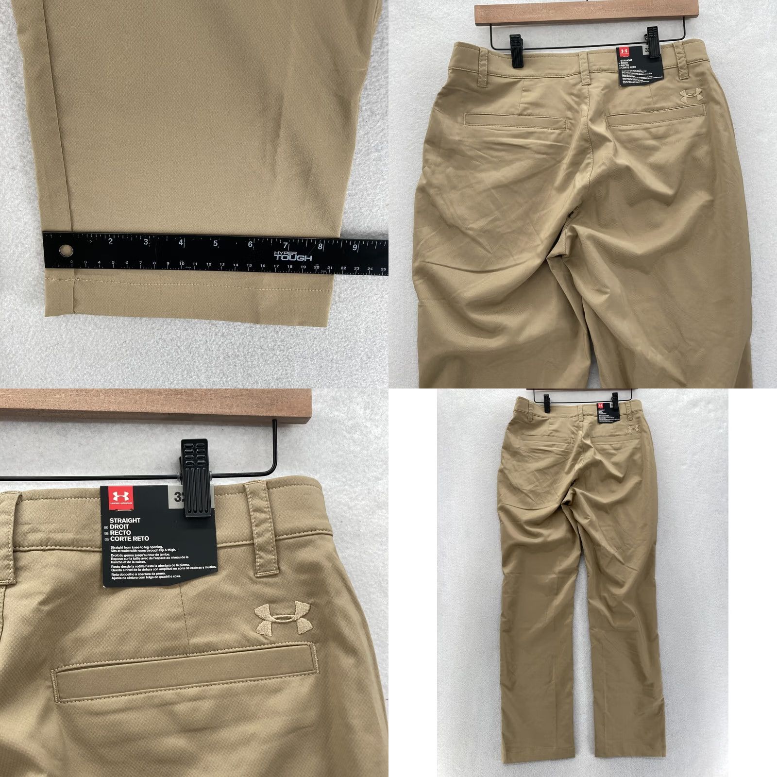 Under Armour Under Armour Loose Fit Tech Golf Pants Mens 32x32 Brown Performance Stretch NWT Size US 32 / EU 48 - 9 Thumbnail