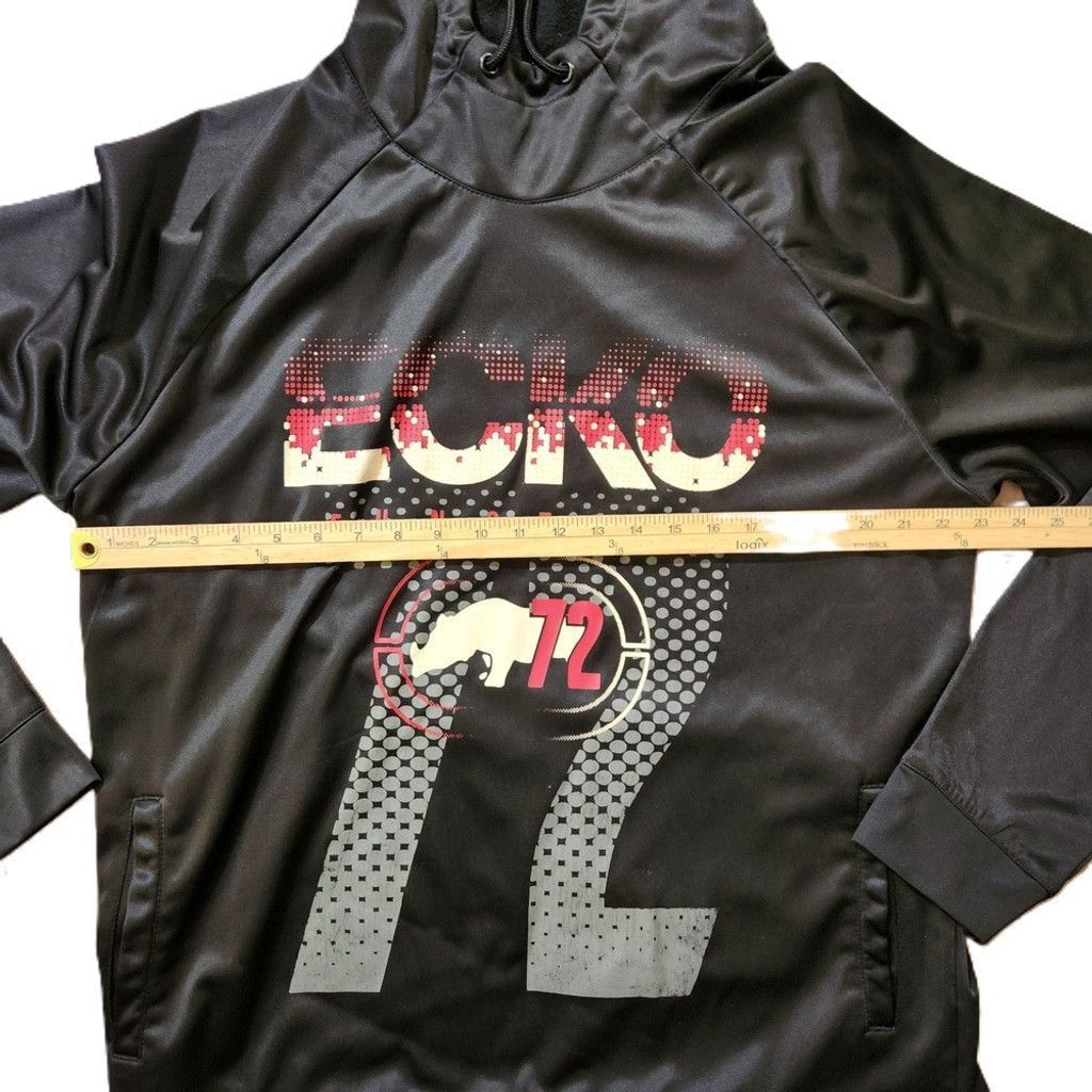 Ecko Unltd. Ecko Unltd Mens Black Hoodie Sweatshirt Size XL Size US XL / EU 56 / 4 - 3 Thumbnail