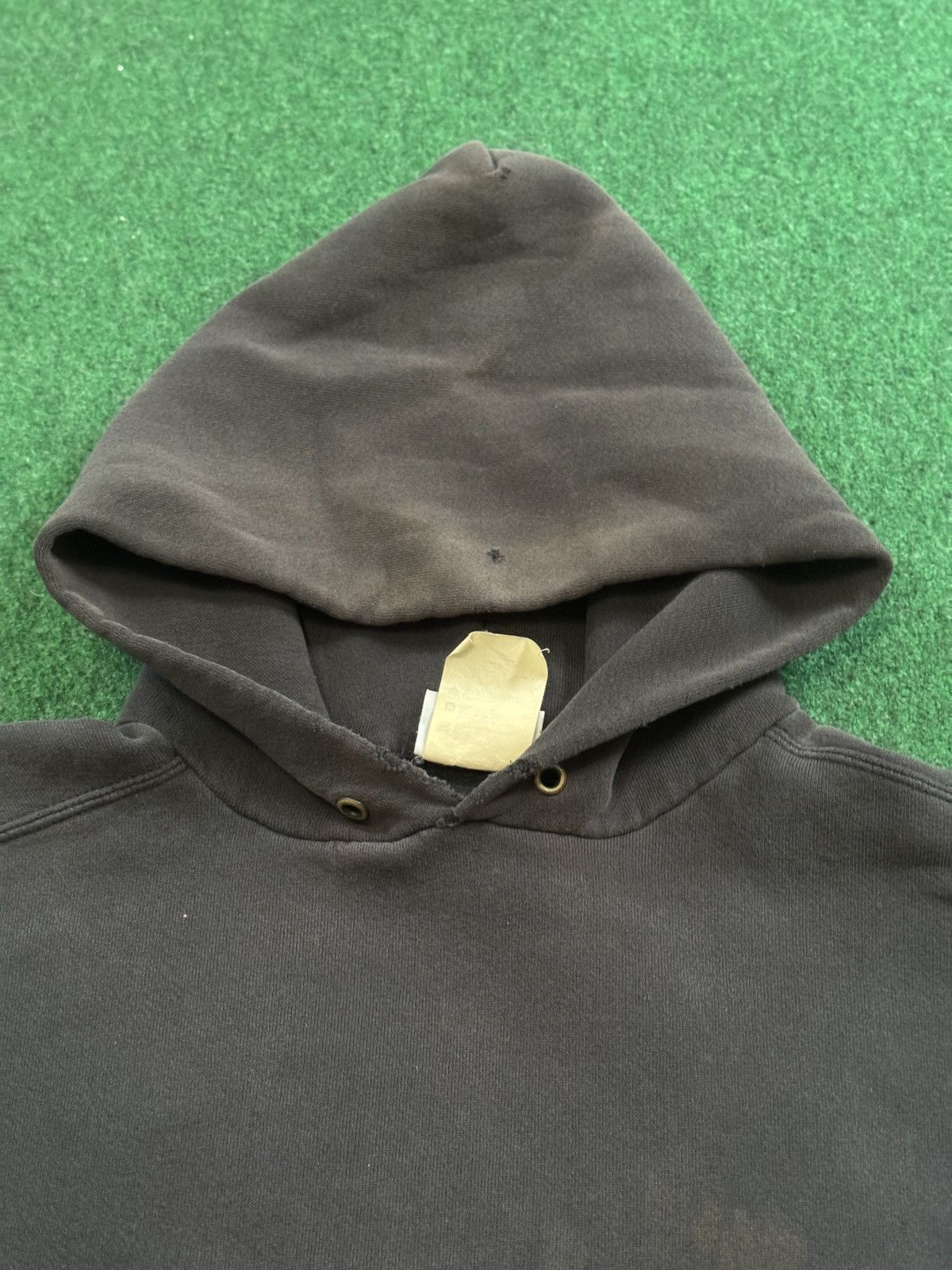 Vintage Vtg 90s Faded Black Distressed Baggy Hip Hop Skater Hoodie Size US L / EU 52-54 / 3 - 2 Thumbnail