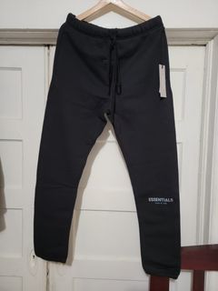 Fear of God Essentials Sweatpants Jet Black (SS23)