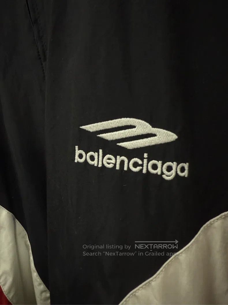 Balenciaga Balenciaga Silver Masking Tape Logo Printed Hooded Sweatsh Size US M / EU 48-50 / 2 - 2 Thumbnail