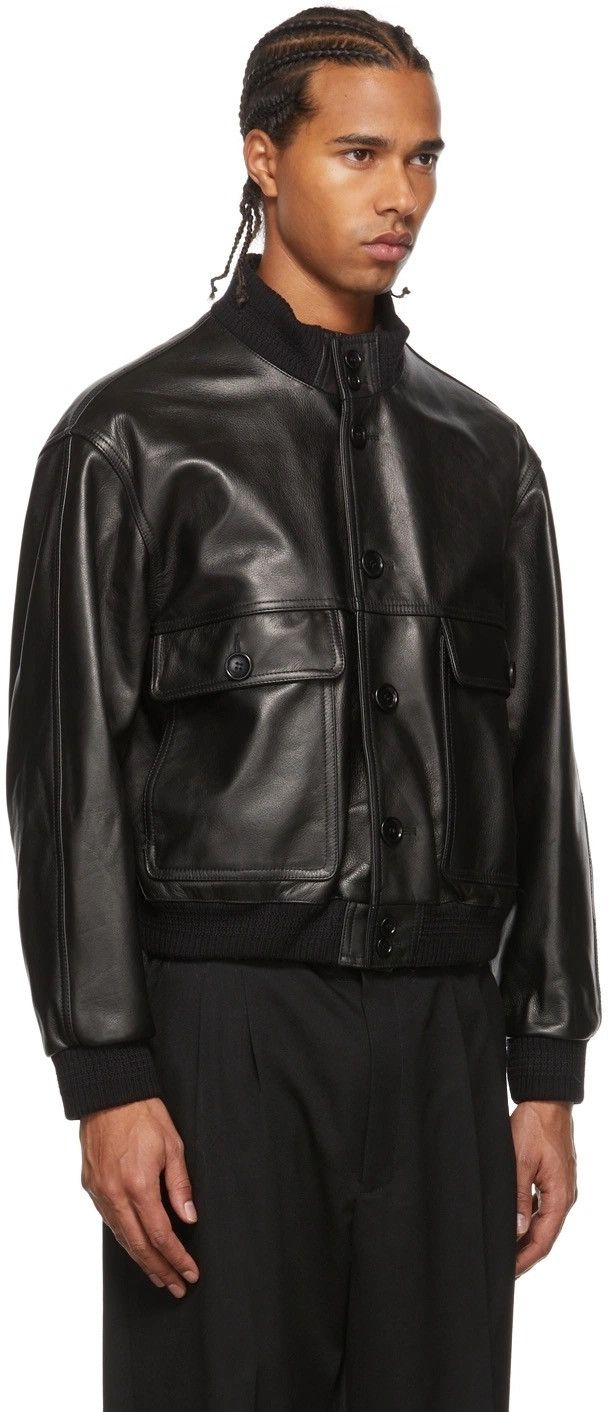 Magliano Magliano AW21 Black Leather Forever Jacket Size US XXL / EU 58 / 5 - 23 Thumbnail