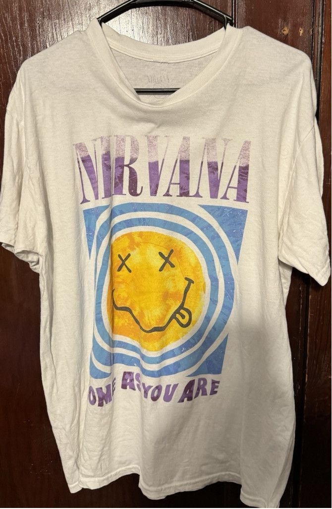 Nirvana Nirvana Vintage Come As You Are t-shirt Black Men's size M Size US M / EU 48-50 / 2 - 6 Thumbnail