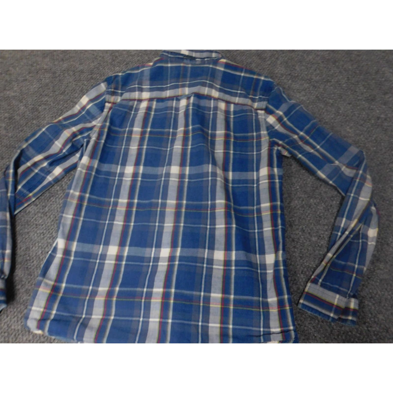 Buffalo David Bitton Buffalo by David Bitton Shirt Medium Blue Plaid Button-Down Long Sleeve Collared Mens Size US M / EU 48-50 / 2 - 7 Thumbnail
