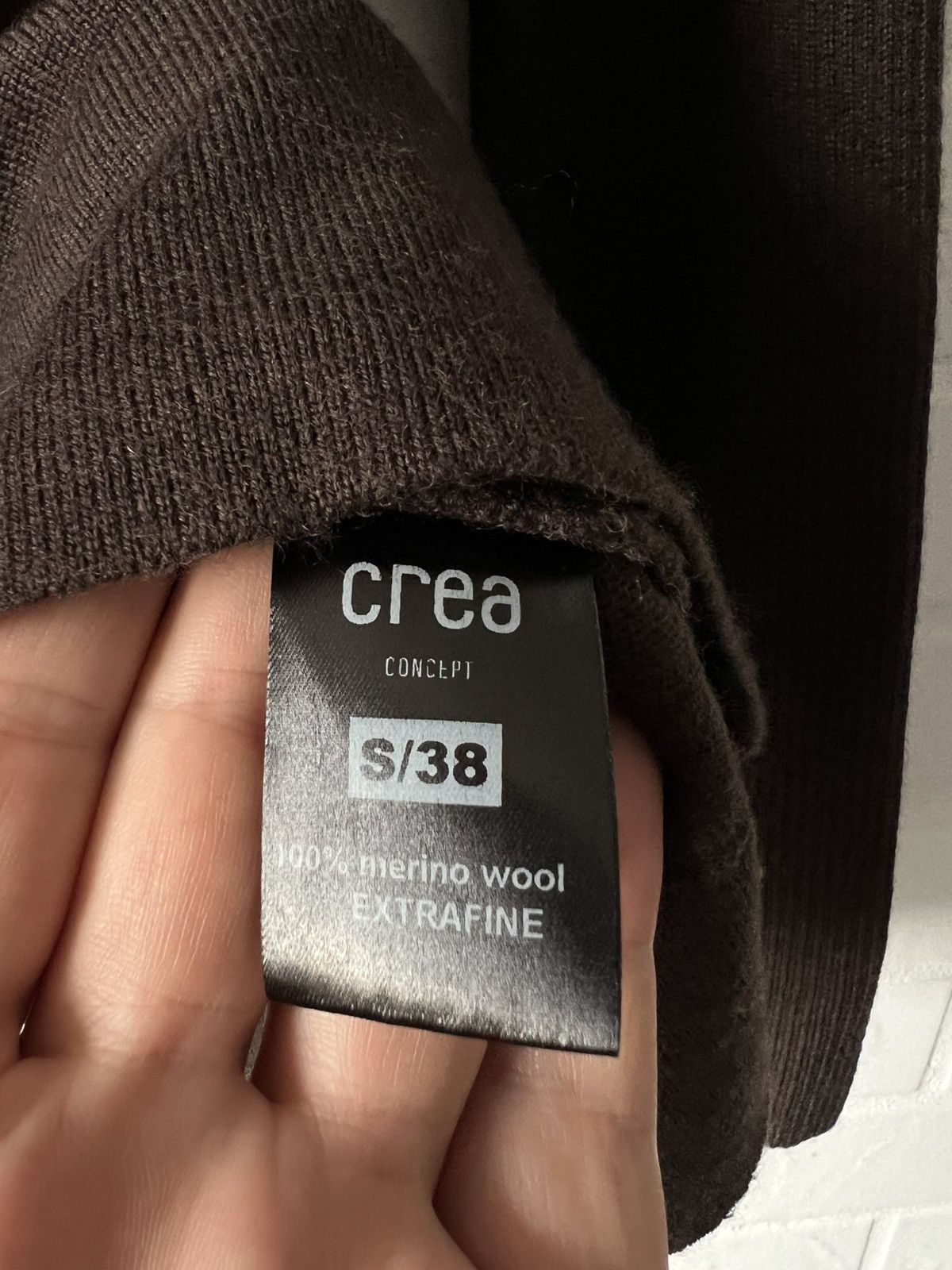 Other Crea Concept Long Sleeve Wool Sweater Open Shoulders Size S Size S / US 4 / IT 40 - 8 Thumbnail