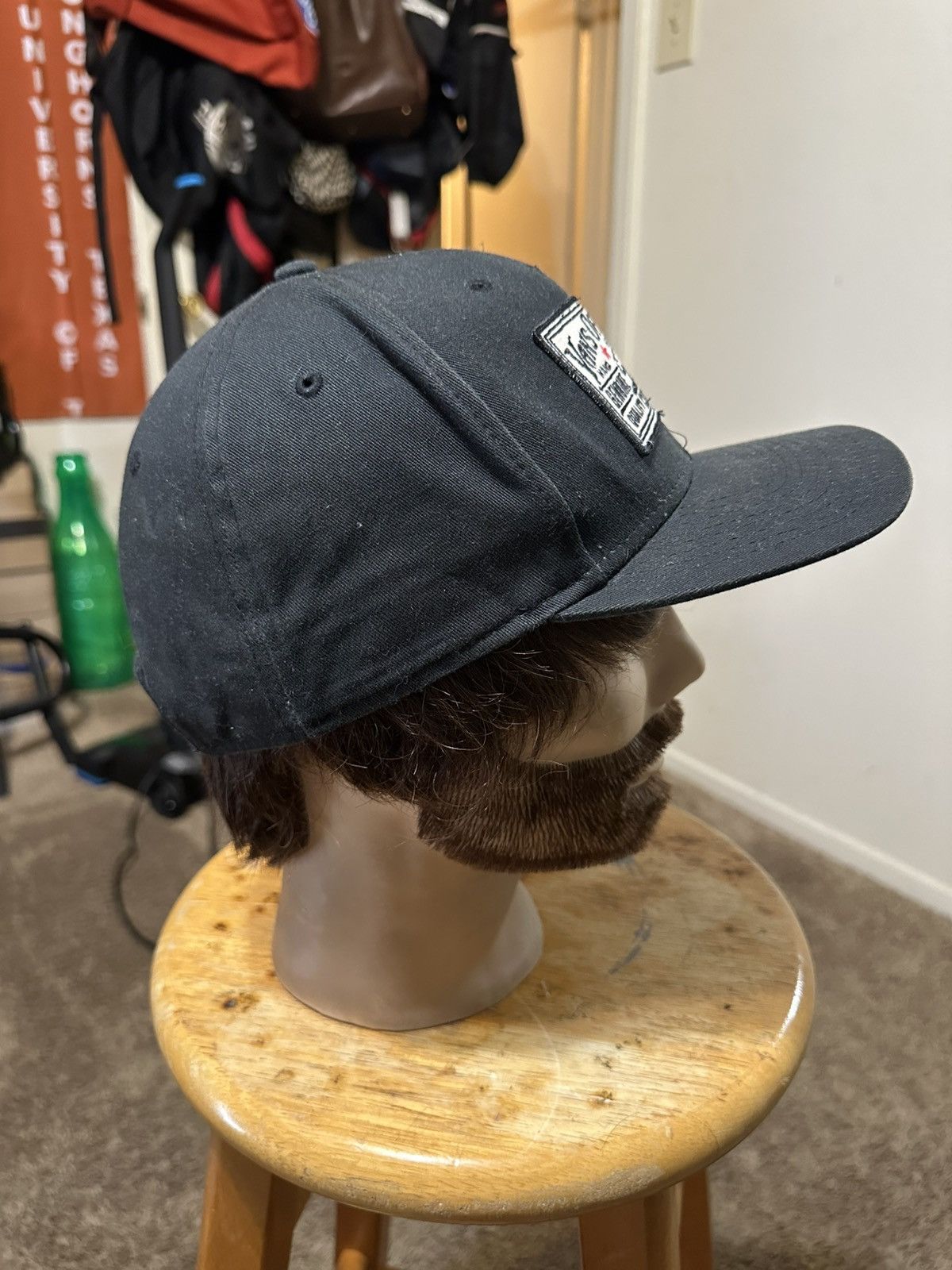 Vans × Vintage Vintage Vans skateboarding “triple black” hat 90s Size ONE SIZE - 3 Thumbnail
