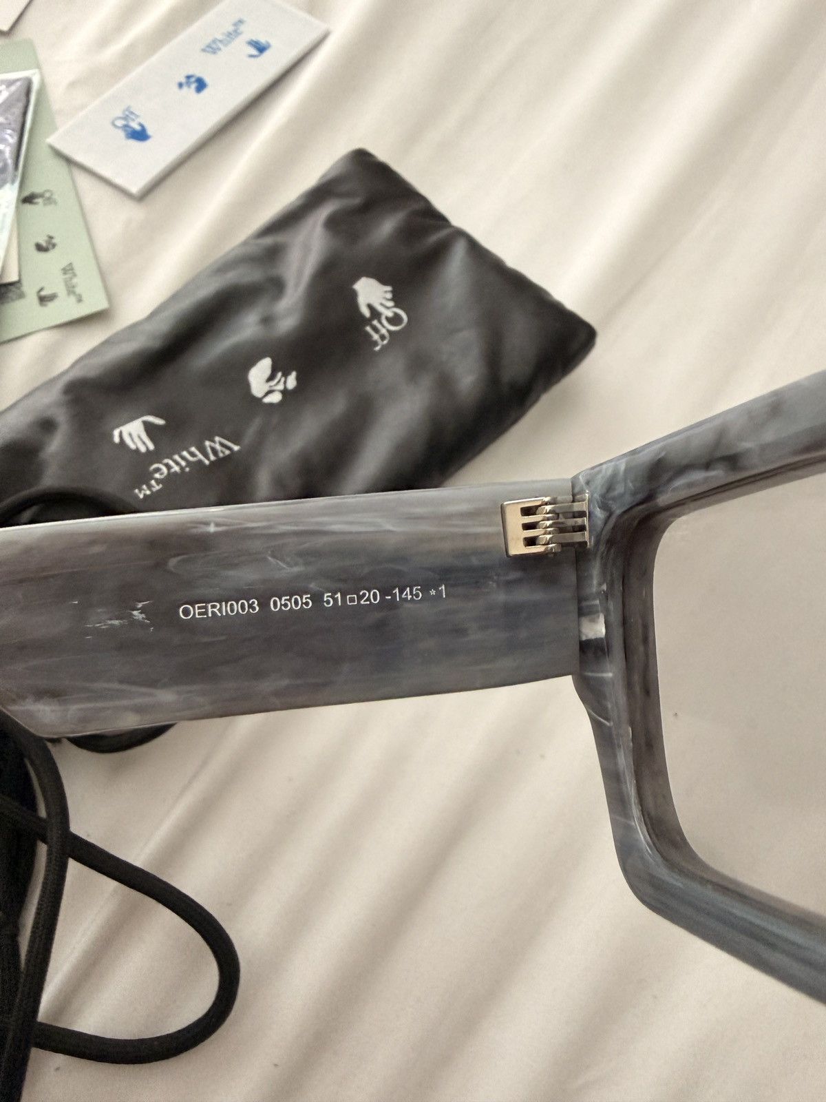 Off-White OFF-WHITE CATALINA RECTANGULAR FRAME SUNGLASSES LIGHT GREY Size ONE SIZE - 8 Thumbnail