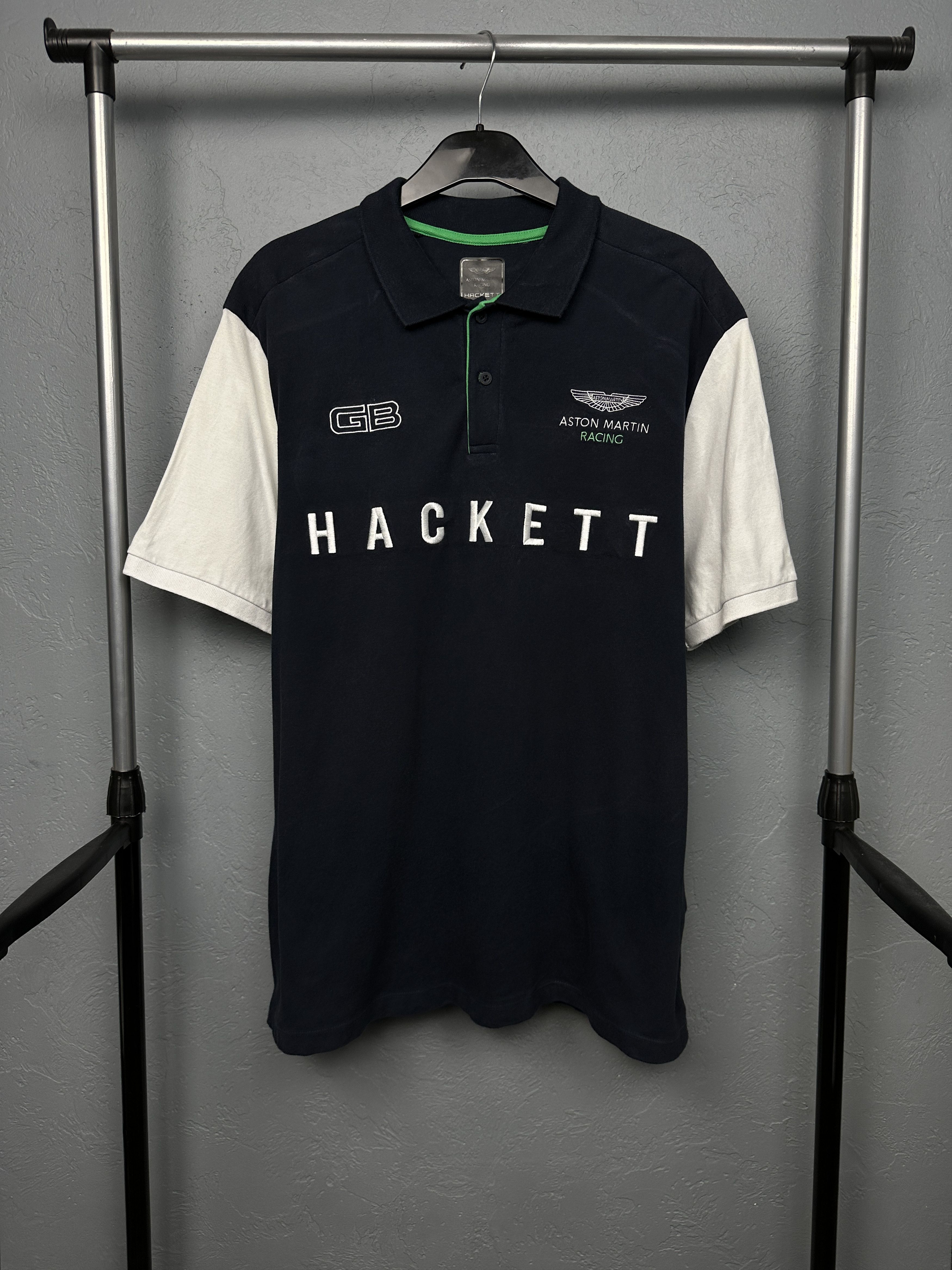 Hackett Aston Martin by Hackett Mens Polo Shirt Size US XL / EU 56 / 4 - 1 Thumbnail