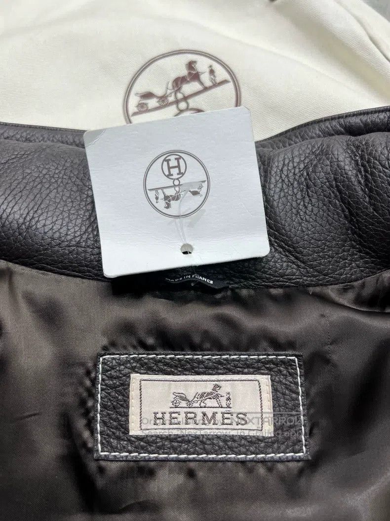 Hermes Hermes Poster Model Hunting Leather Jacket, 100% Reindeer Size US M / EU 48-50 / 2 - 7 Thumbnail