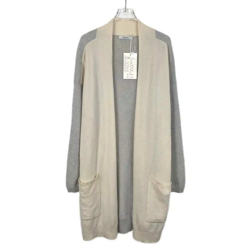Max Mara MaxMara Color Block Cashmere Cardigan 0089 Size S / US 4 / IT 40 - 1 Thumbnail