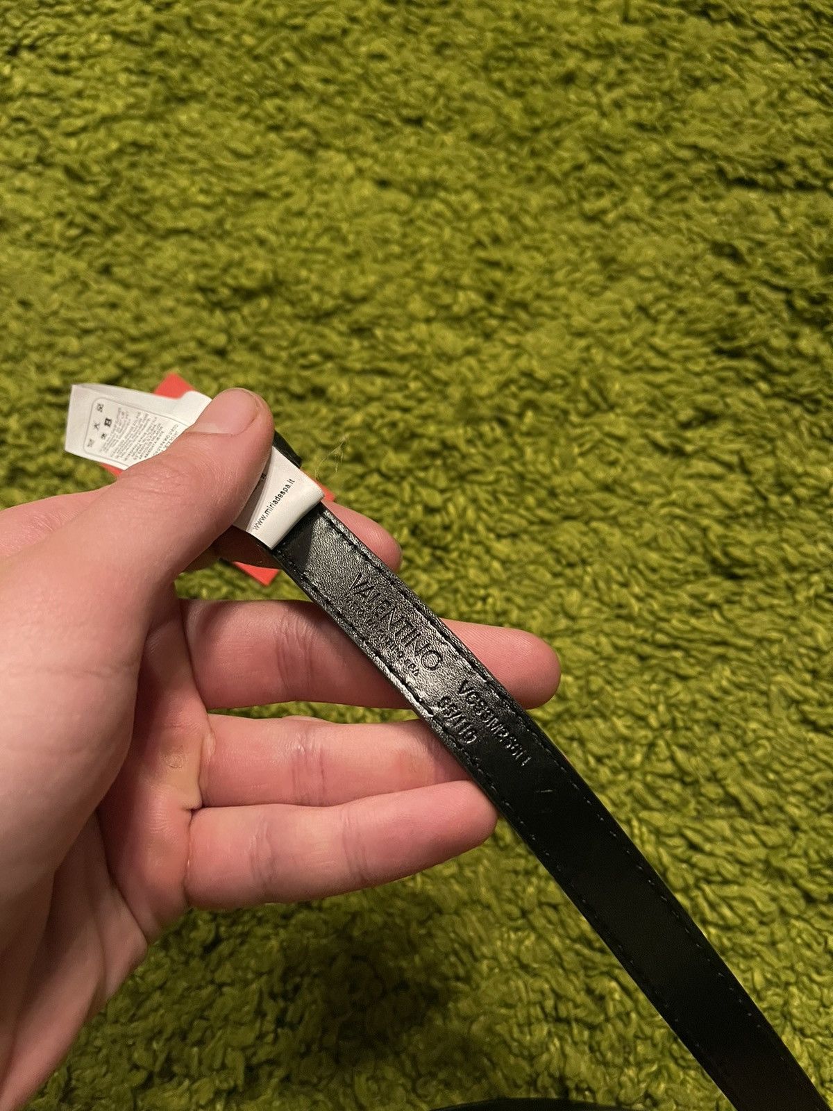 Designer × Mario Valentino × Valentino Mario Valentino NWT metal big logo belt Size ONE SIZE - 9 Thumbnail