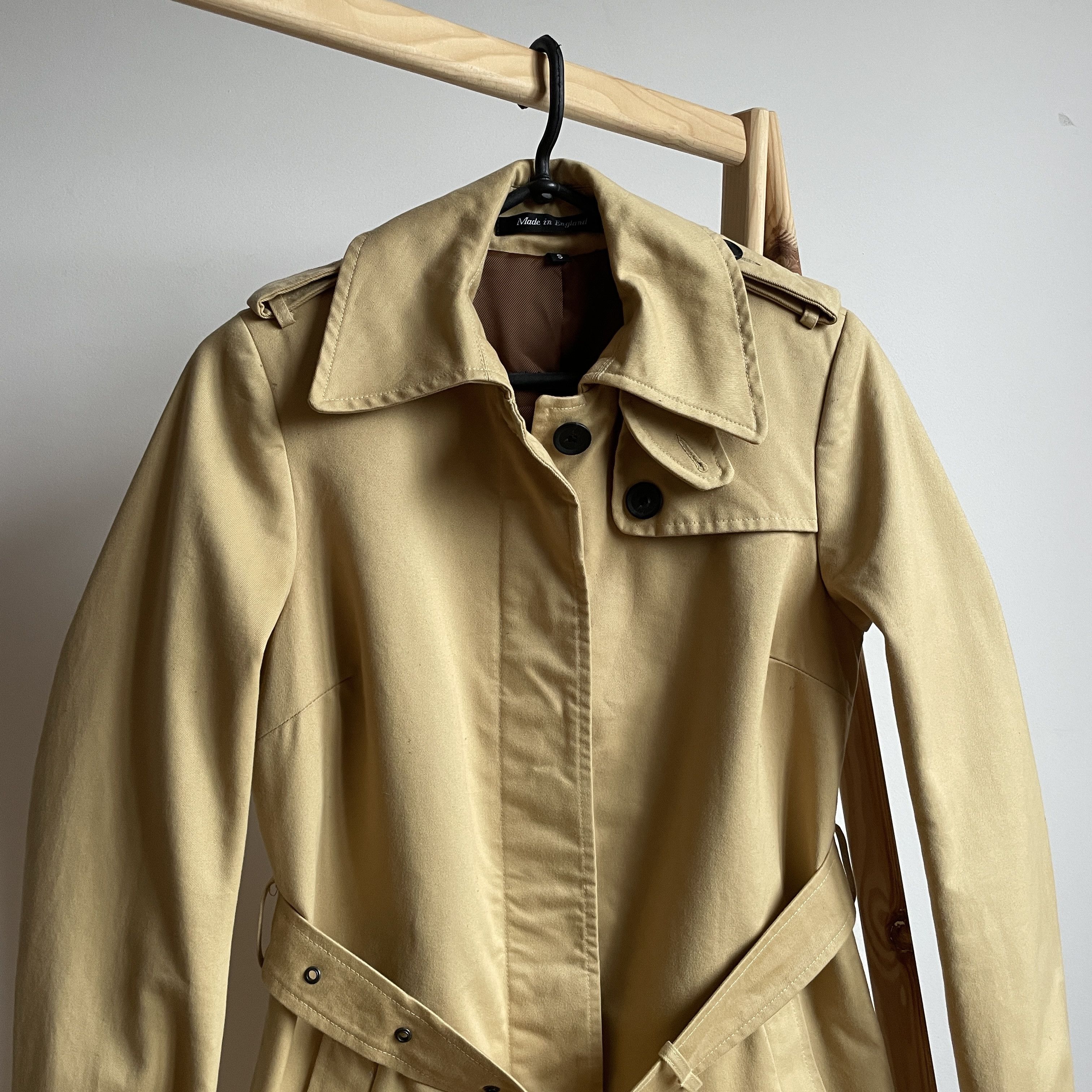 Original Montgomery Original Montgomery Womens Belted Raincoat Size S Size S / US 4 / IT 40 - 4 Thumbnail