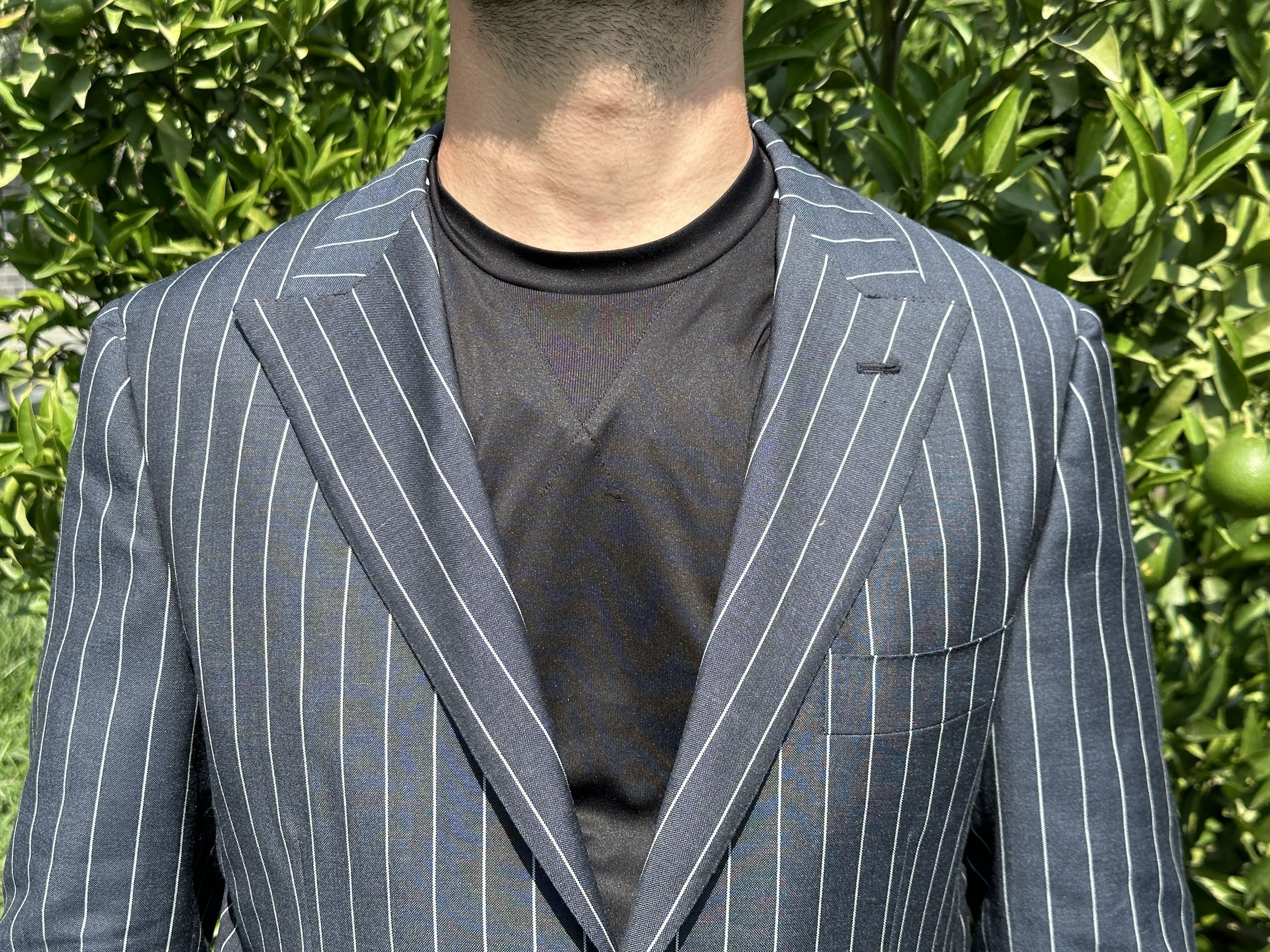 Isaia Isaia Napoli Royal Blazer Suit Formal Striped Jacket Size 52 Size 52R - 4 Thumbnail