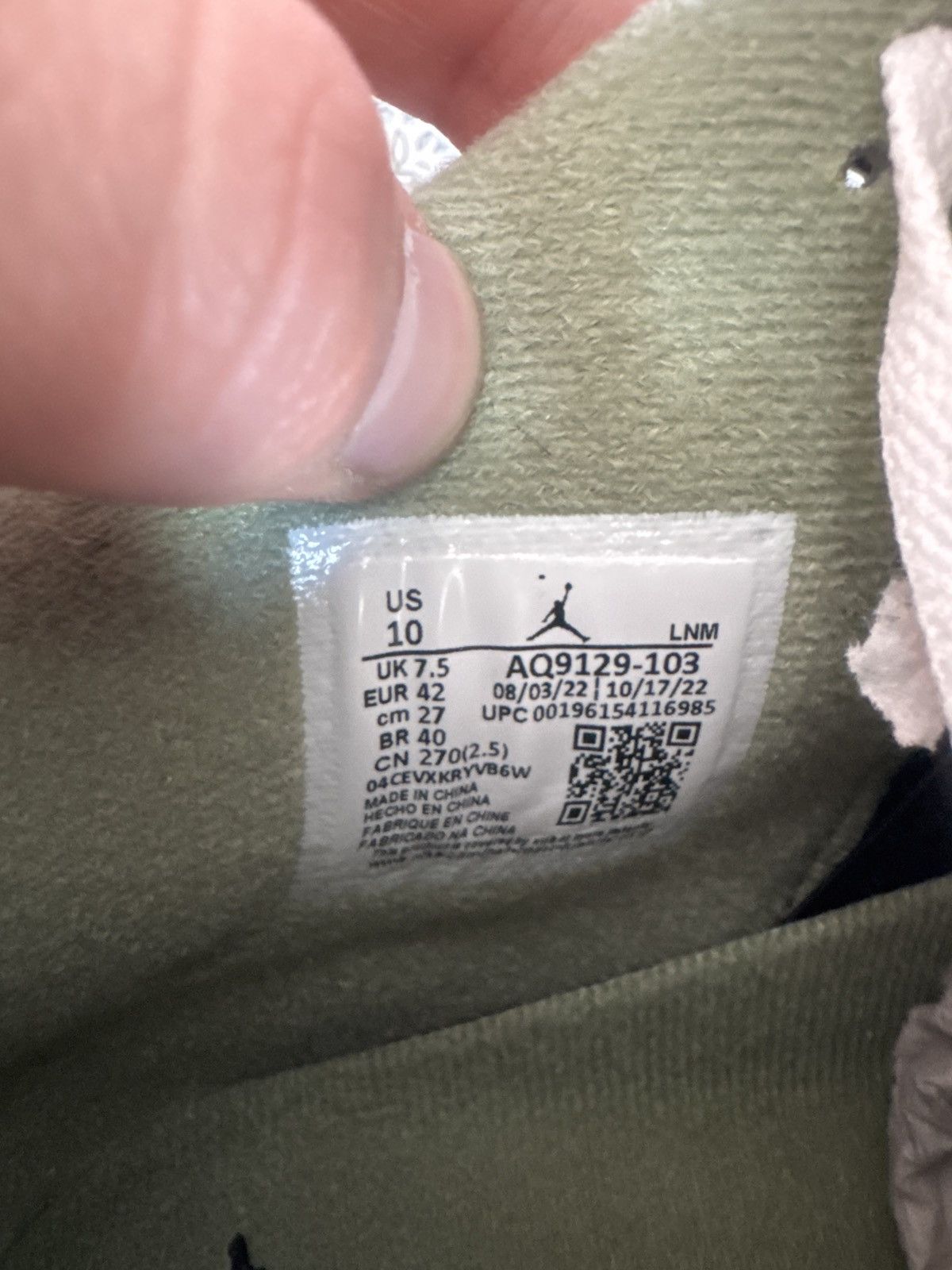 Jordan Brand Air Jordan 4 Seafoam 10W 9US Size US 9 / EU 42 - 6 Thumbnail