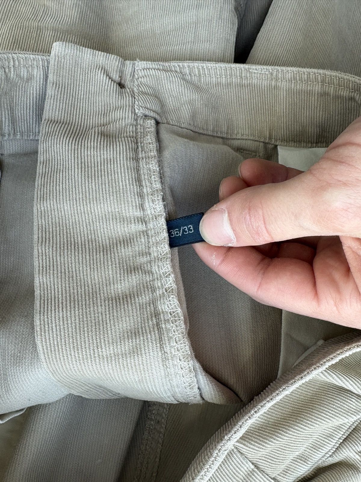 Polo Ralph Lauren Vintage Y2K Polo Ralph Lauren Baggy Corduroy Cargos 36x33 Size US 36 / EU 52 - 5 Thumbnail
