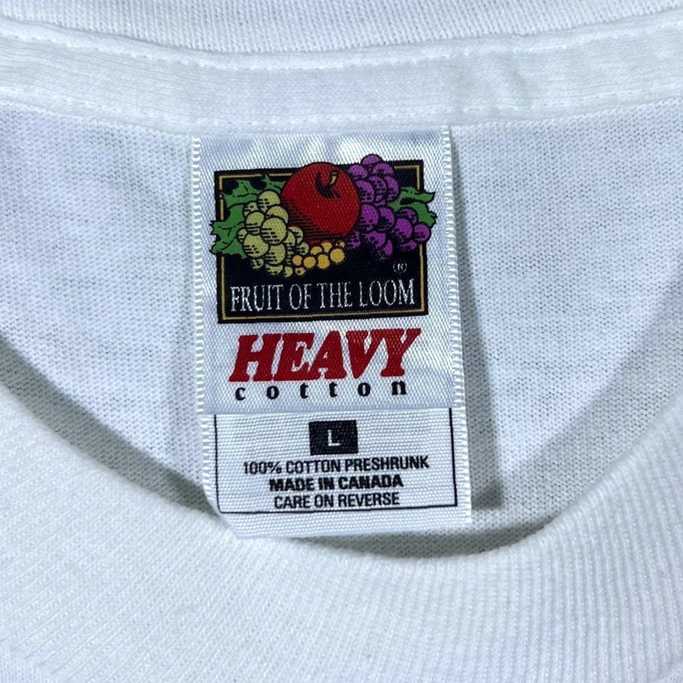 Fruit Of The Loom VINTAGE Port Dover Ontario, Canada Souvenir Graphic White Single Stitch T-Shirt Large Mens Cotton Fruit of the Loom Size US L / EU 52-54 / 3 - 5 Thumbnail