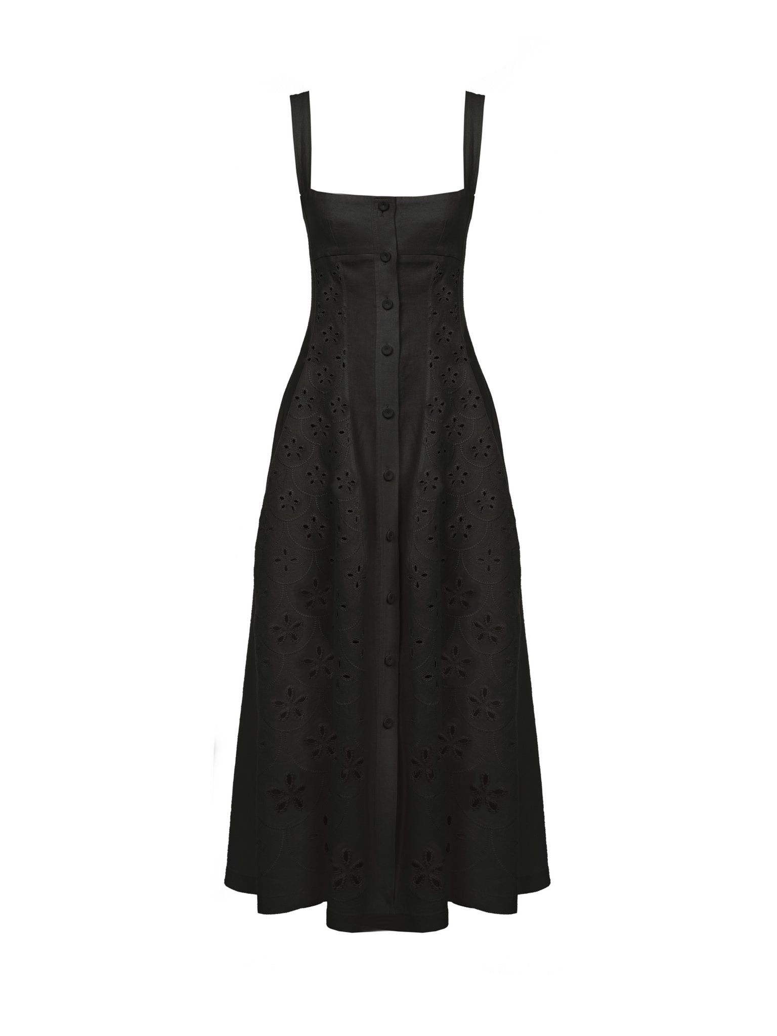 Chloe o1y0825 Midi Dress in Black Size M / US 6-8 / IT 42-44 - 1 Thumbnail