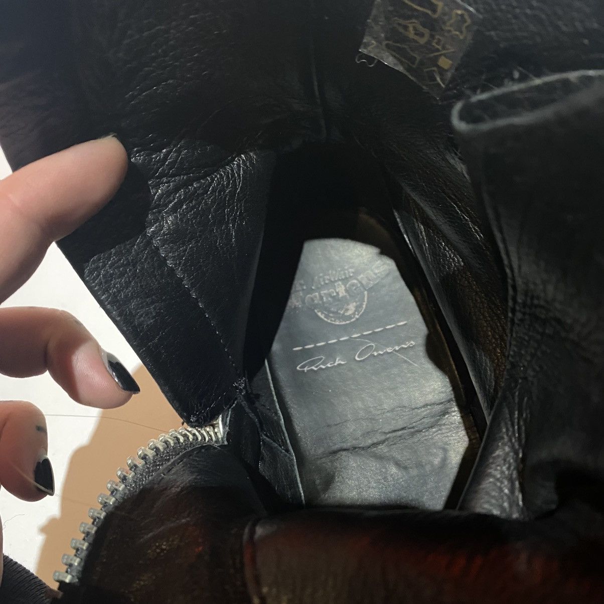 Dr. Martens × Rick Owens DR. MARTENS x RICK OWENS 1460 Quad Pentalace Platform Boots Size US 10 / EU 43 - 7 Thumbnail