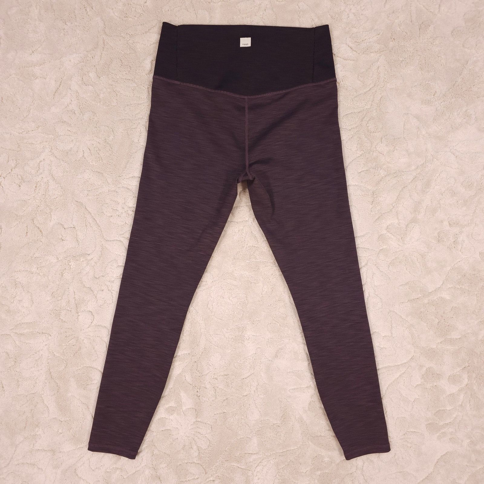 Vuori Vuori Lux Rib Studio Leggings Quartz Heather Sz Small Size 27" / US 4 / IT 40 - 5 Thumbnail