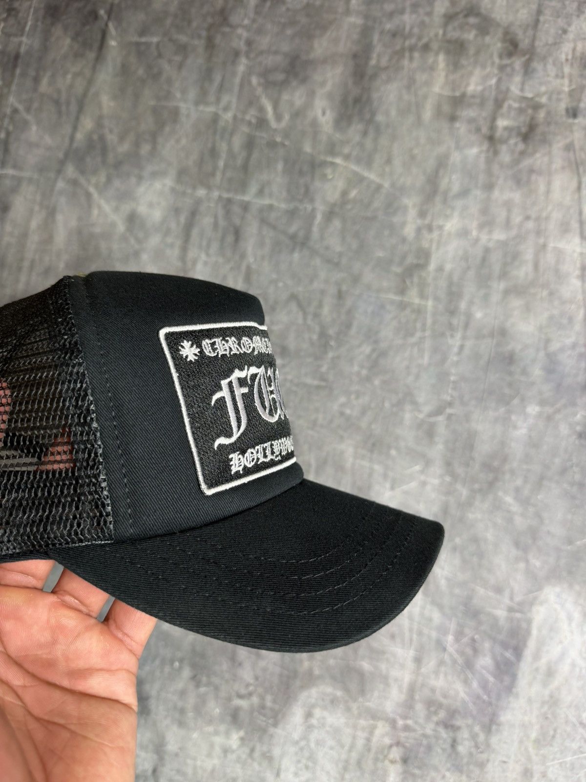 Chrome Hearts Chrome Hearts Hollywood Fuck Trucker Hat Size ONE SIZE - 4 Thumbnail