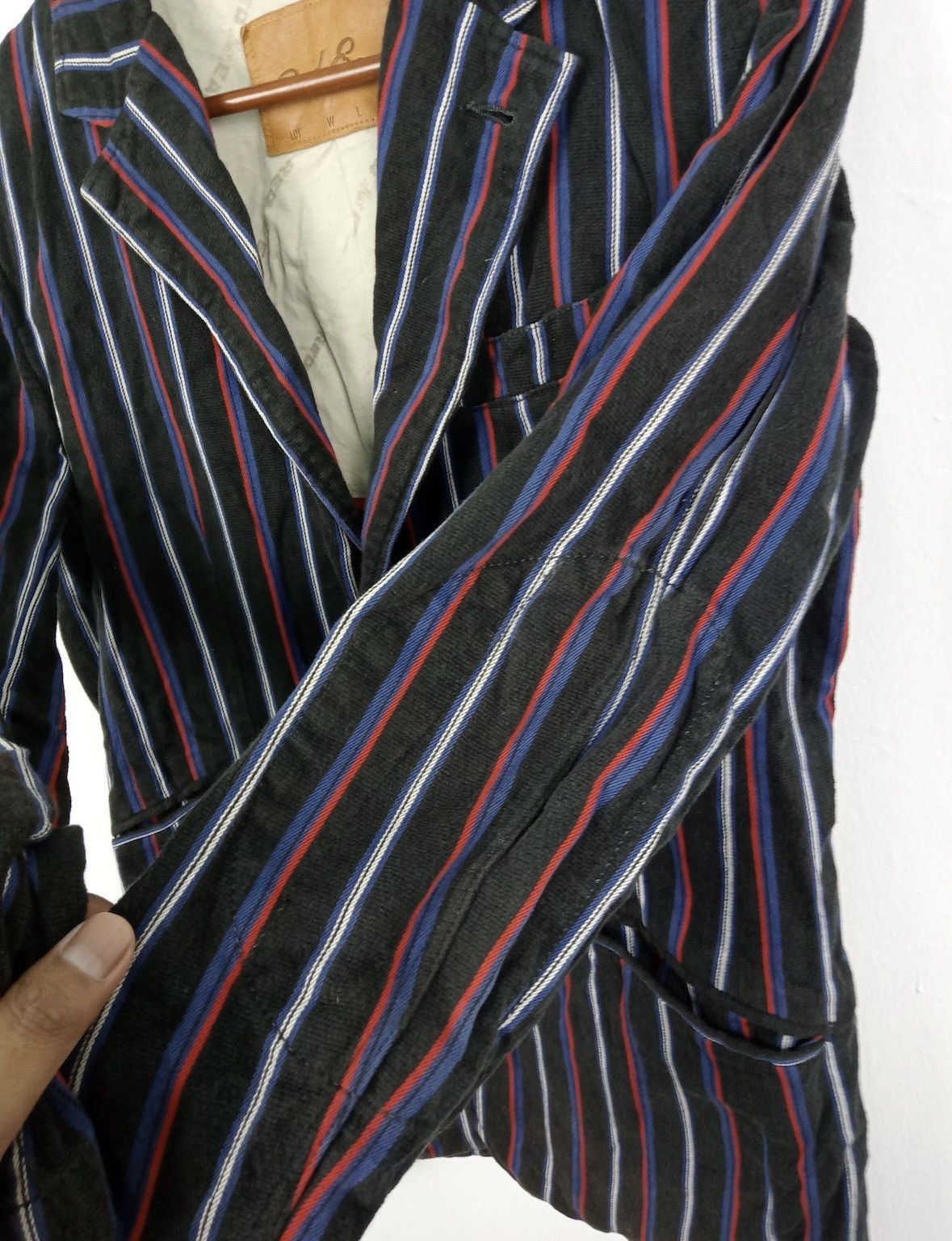Paul Smith Red Ear Vintage Paul Smith Red Ear Stripe Design Jacket Old School Size US L / EU 52-54 / 3 - 5 Thumbnail
