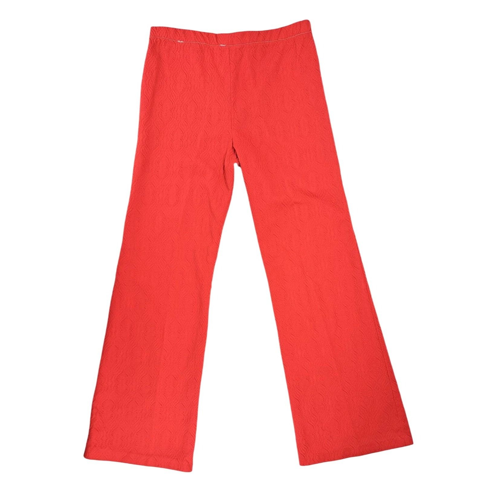 Handmade Vintage Handmade Polyester Pants Textured Stitched Crease 4 Size 27" / US 4 / IT 40 - 2 Thumbnail