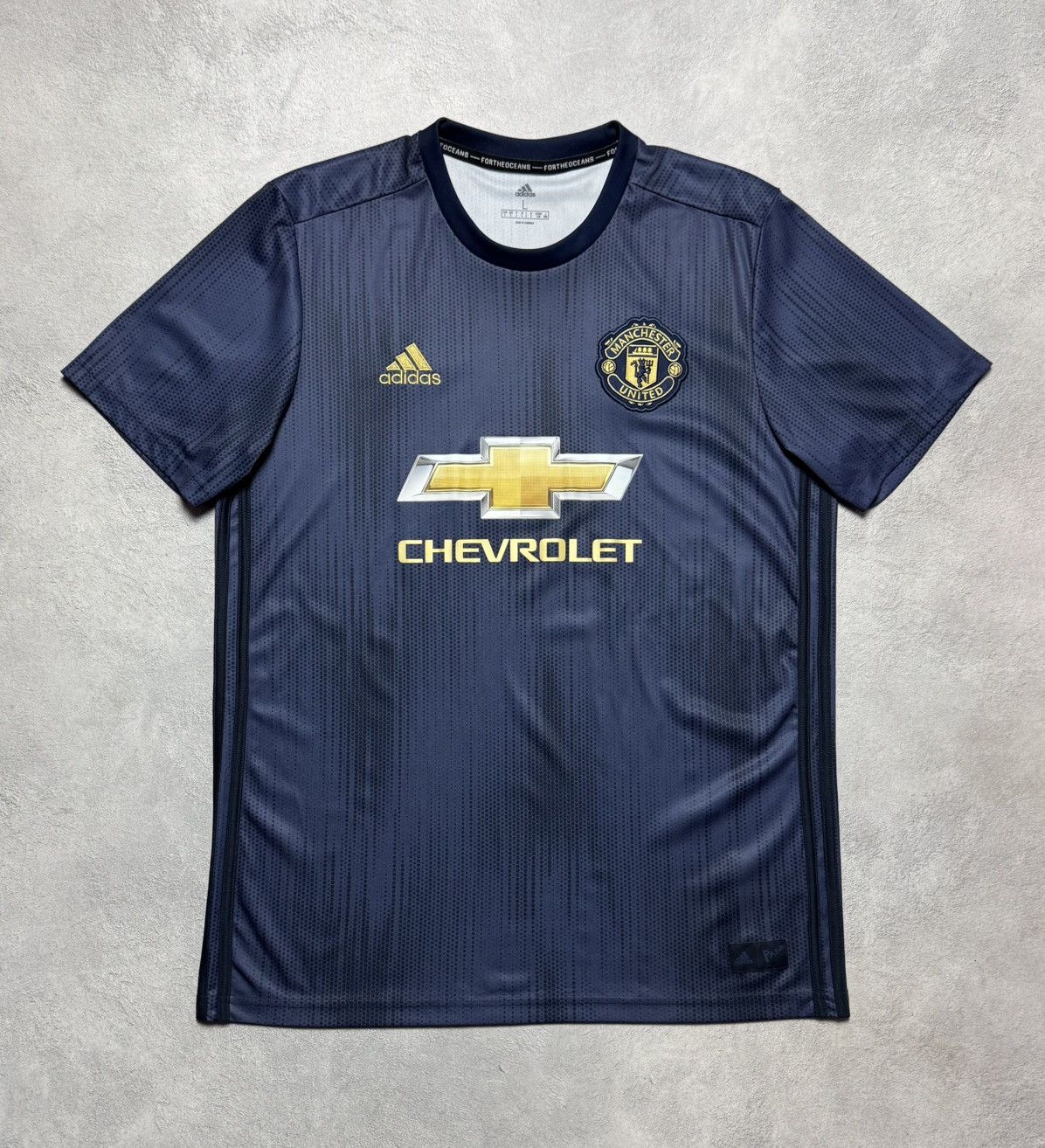 Adidas Manchester United 2018 2019 Third Shirt Soccer Jersey Adidas Size US L / EU 52-54 / 3 - 1 Thumbnail
